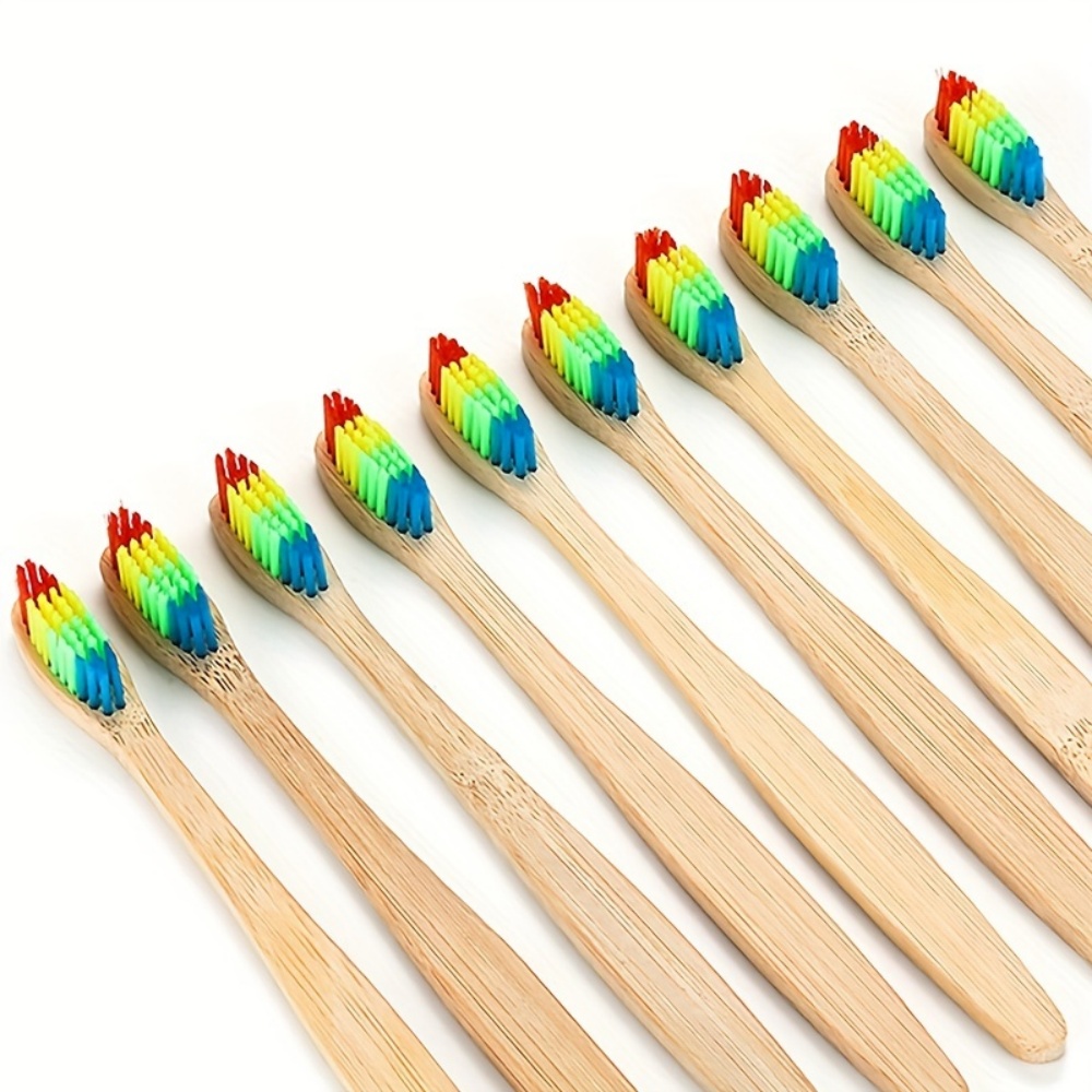 Bamboo Toothbrush Set - 2 cepillos de dientes portátiles de