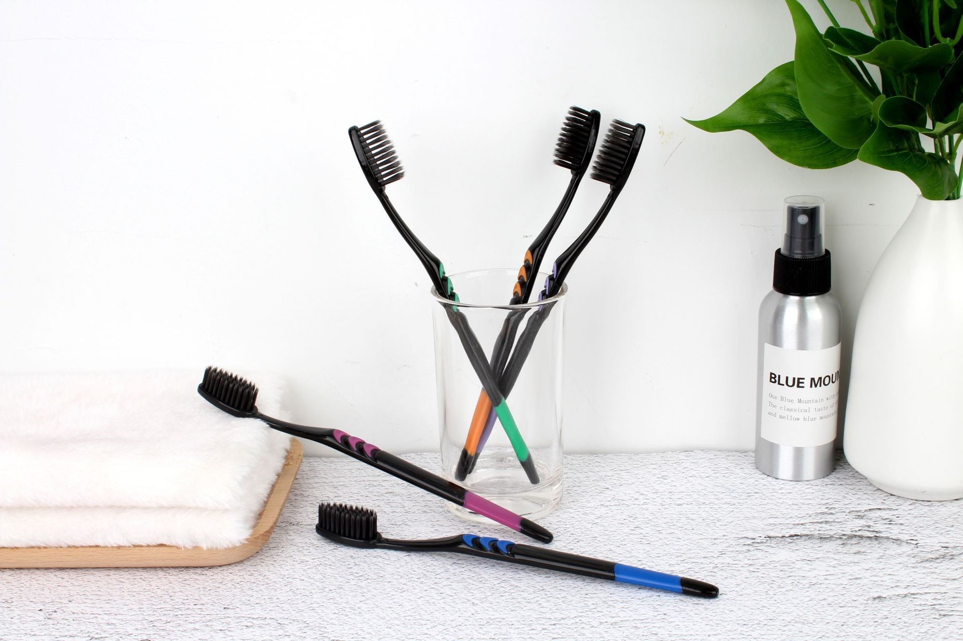 1 cepillo de dientes de cerdas - Bamboo Toothbrush Set reseña y precio