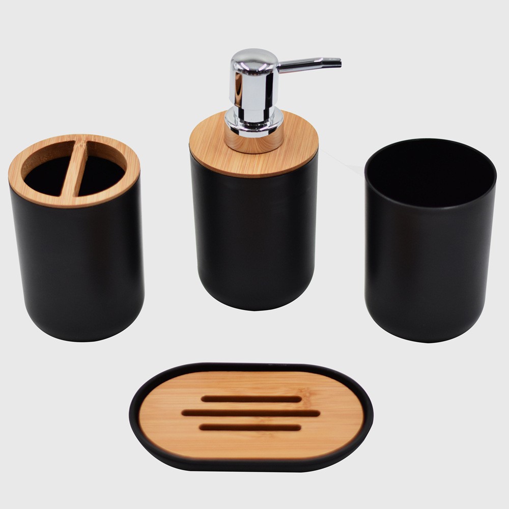 Juego de accesorios de baño mo - Bamboo Toothbrush Set reseña y precio