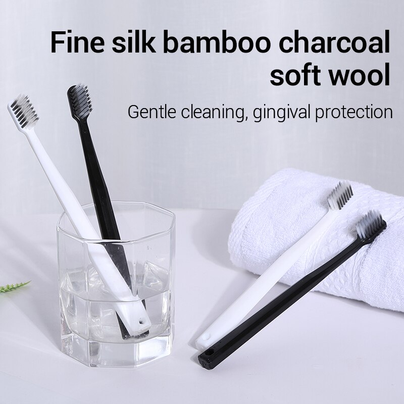 10 cepillos de dientes de cerd - Bamboo Toothbrush Set reseña y precio