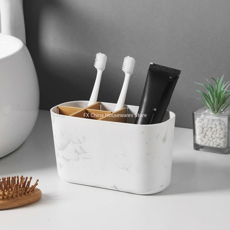 Soporte para cepillos de dient - Bamboo Toothbrush Set reseña y precio