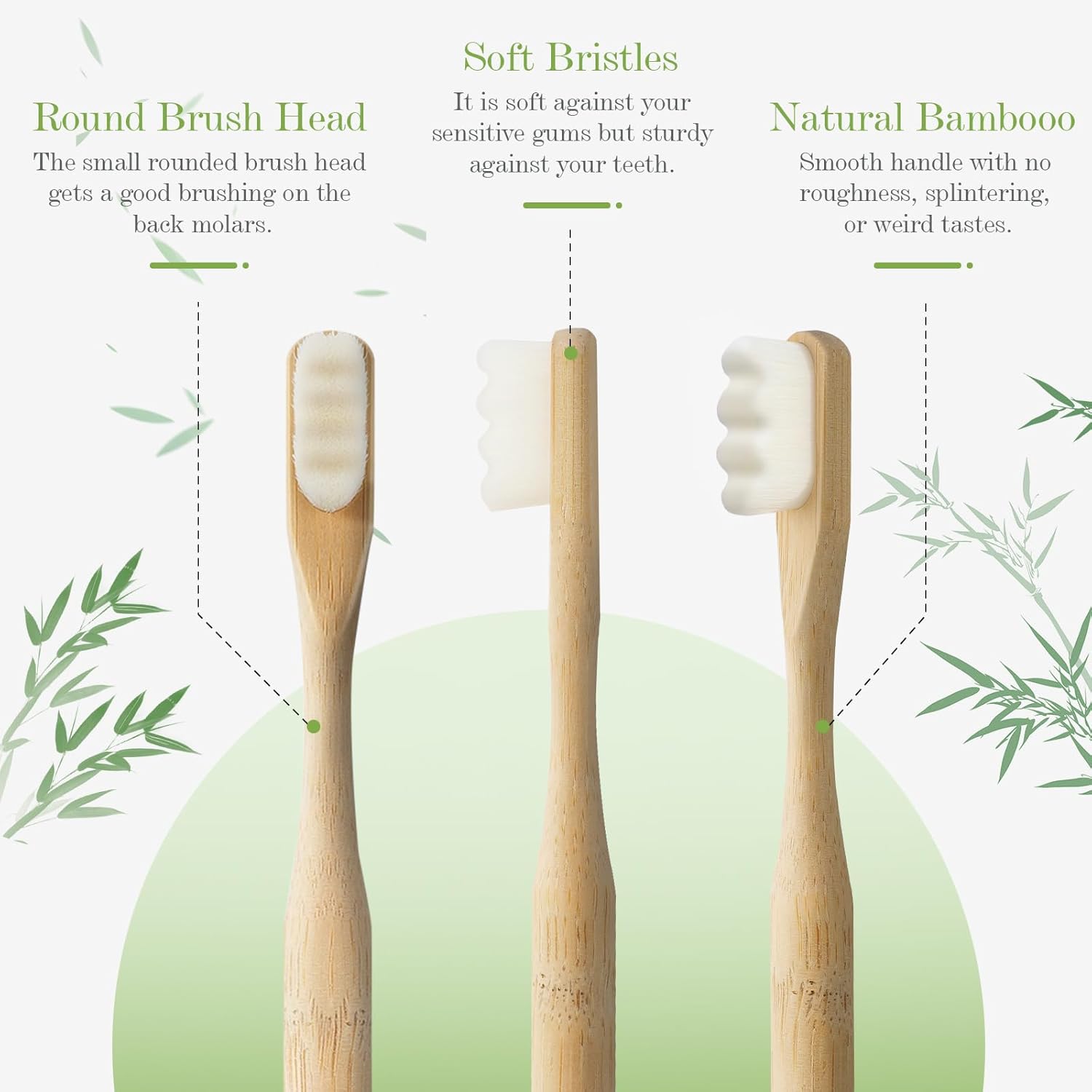 4 cepillos de dientes de bambú - Bamboo Toothbrush Set reseña y precio
