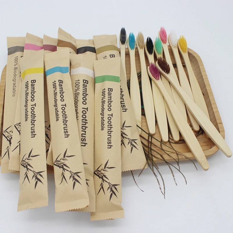 Cepillos de dientes de bambú 1 - Bamboo Toothbrush Set reseña y precio